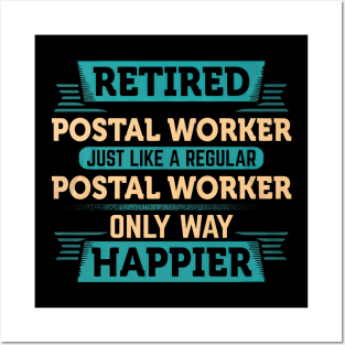 Retired Postal Worker Posters and Art